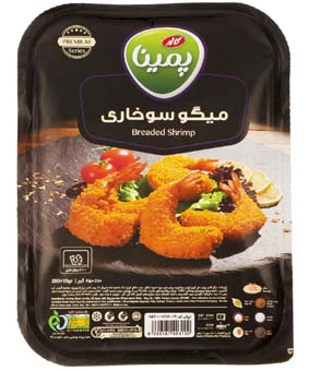 میگو سوخاری پرمیوم پمینا 250گرمی